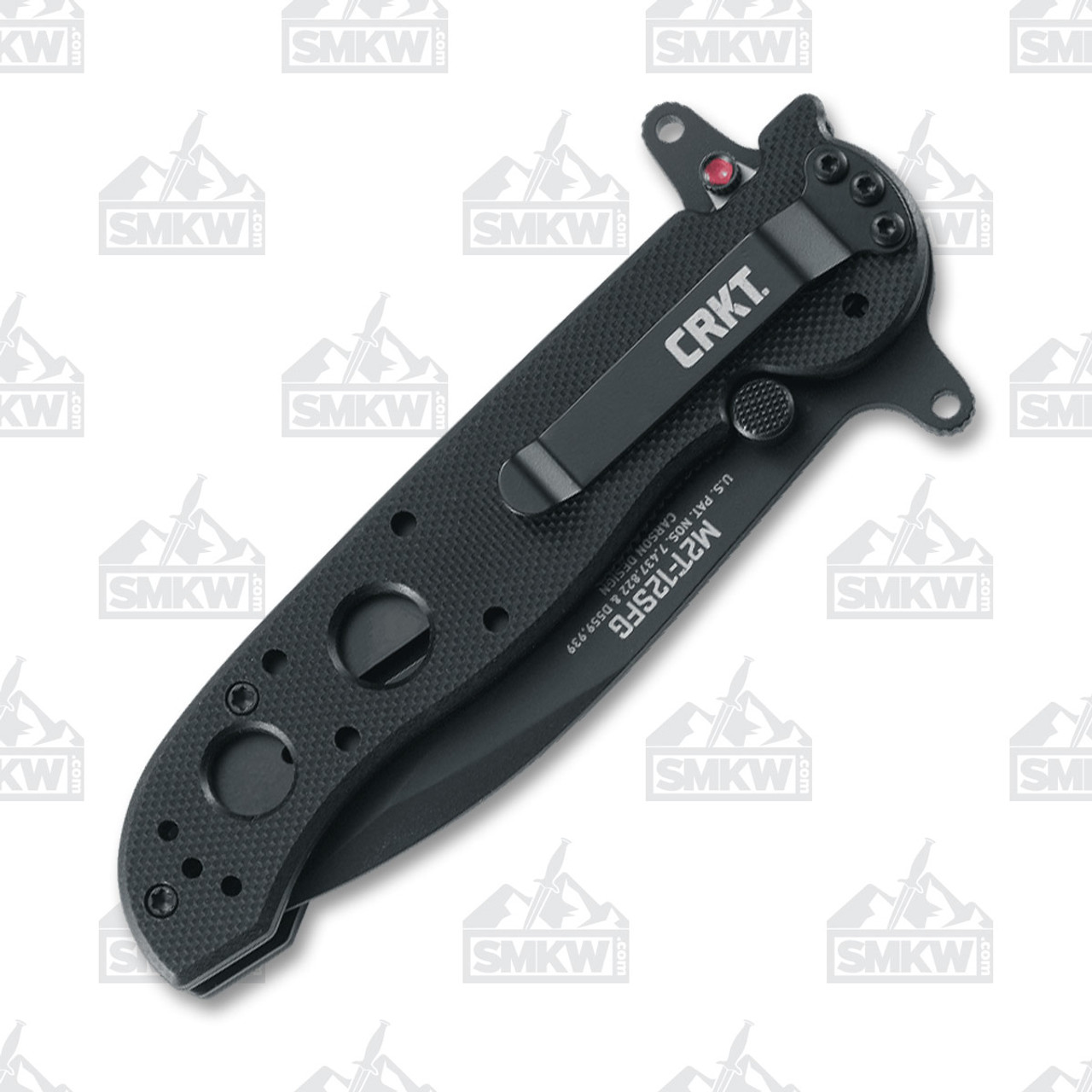 CRKT Special Forces Folding Knife Veff Serrated Drop Point - Smoky 