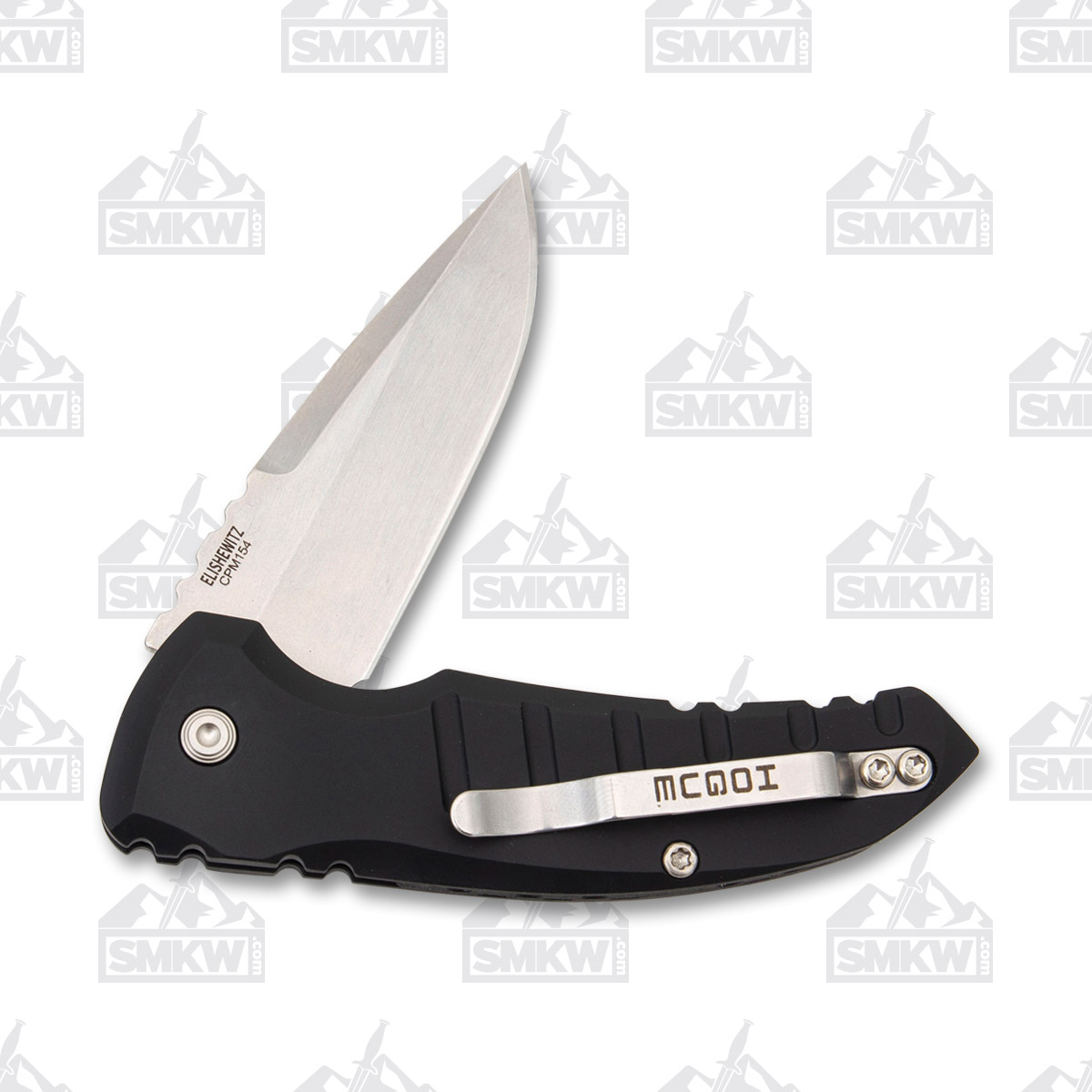 Hogue X-1 MicroFlip Black Folding Knife Stonewash 2.75in Drop