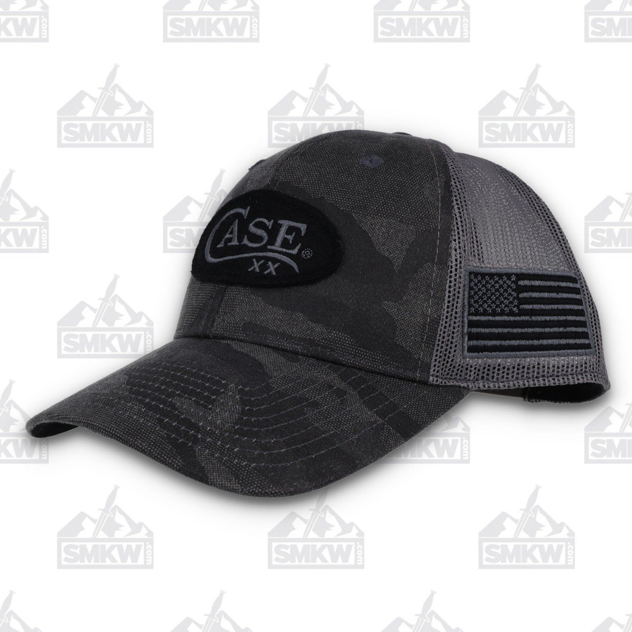 Case Logo Hat Camo Gray - Smoky Mountain Knife Works