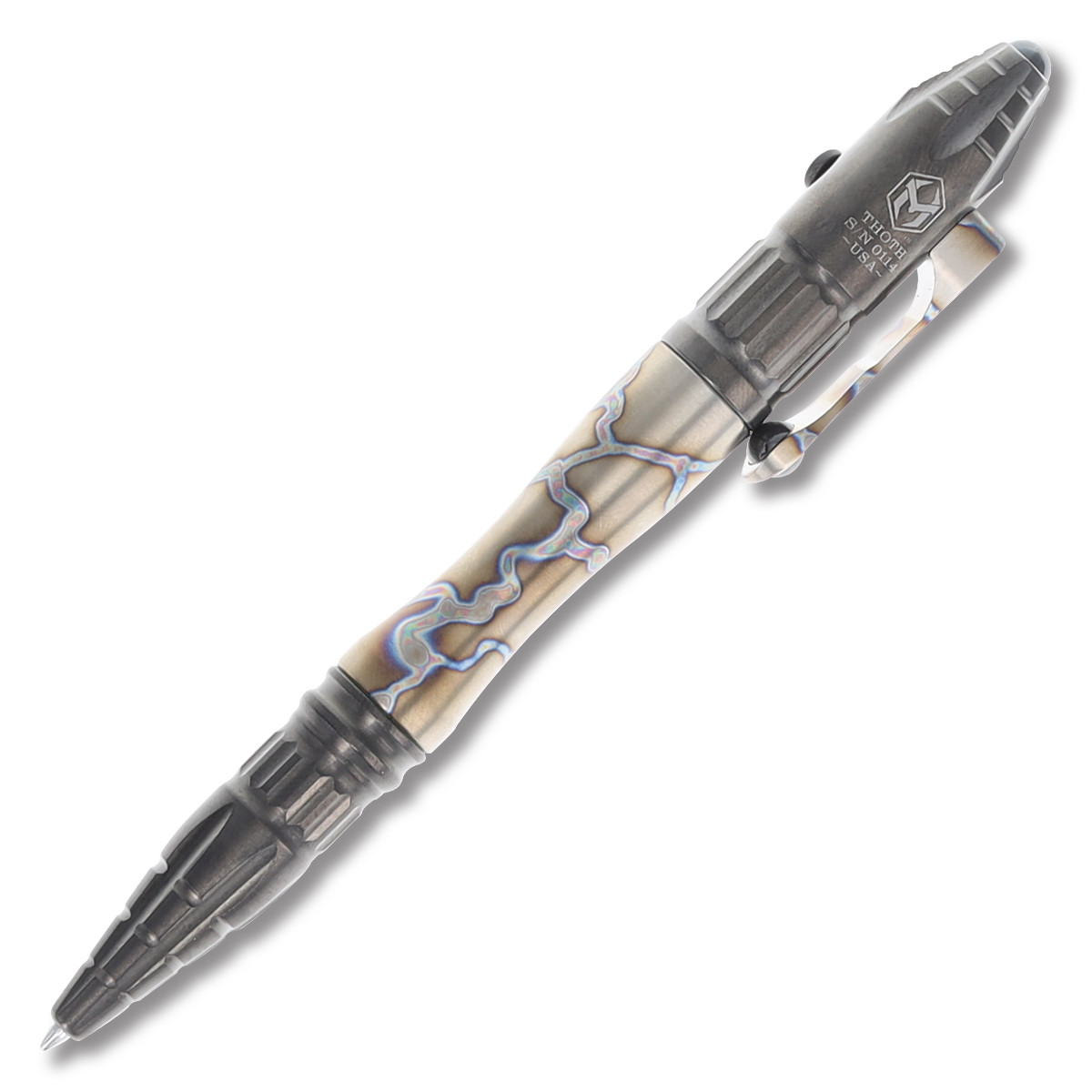 Heretic Toth Pen DLC Flamed Titanium H038DLCFTI - Smoky Mountain