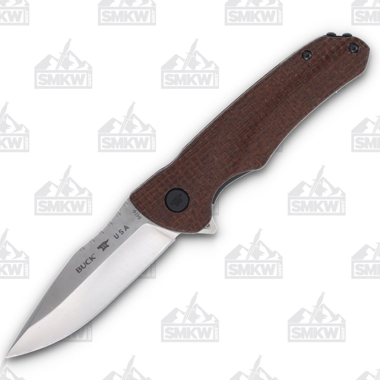 Buck Sprint Pro Burlap Micarta Folding Knife - Smoky Mountain Knife Works