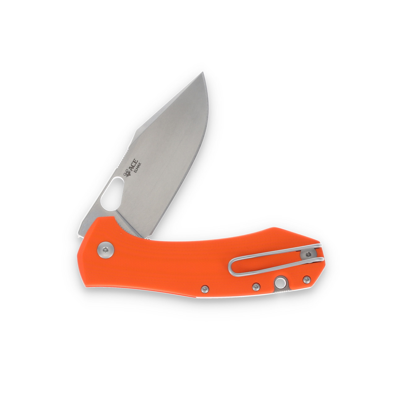 GiantMouse ACE Grand Folding Knife Orange G-10 3.31in Stonewash