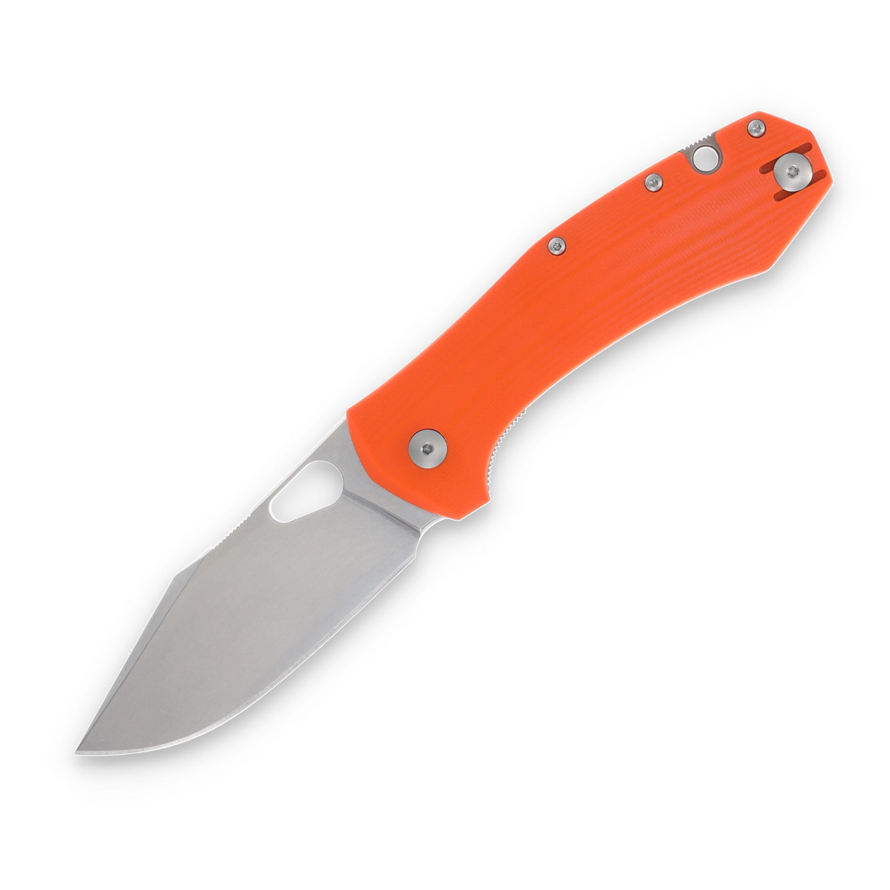 GiantMouse ACE Grand Folding Knife Orange G-10 3.31in Stonewash