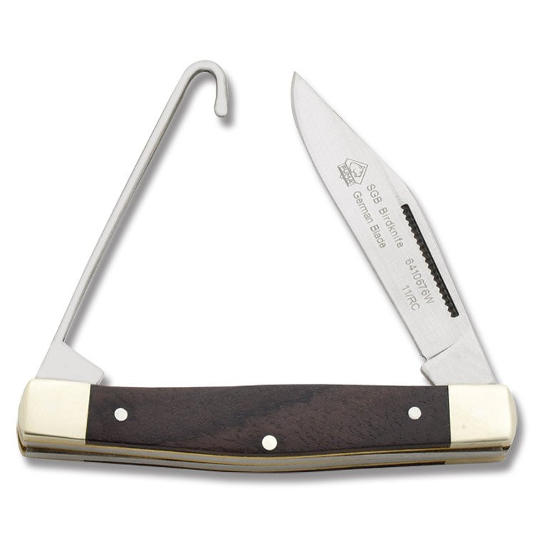 Puma SGB Birdknife Folding Knife Jacaranda Wood With Hook