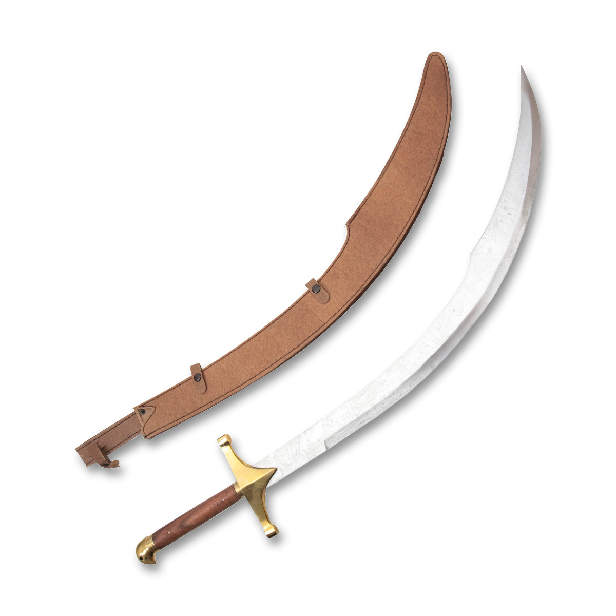 SZCO Supplies Belly Dancing Scimitar - Wood - 27in Plain Edge Blade