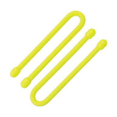 Nite Ize 6" Gear Ties 2-Pack Yellow Rubber
