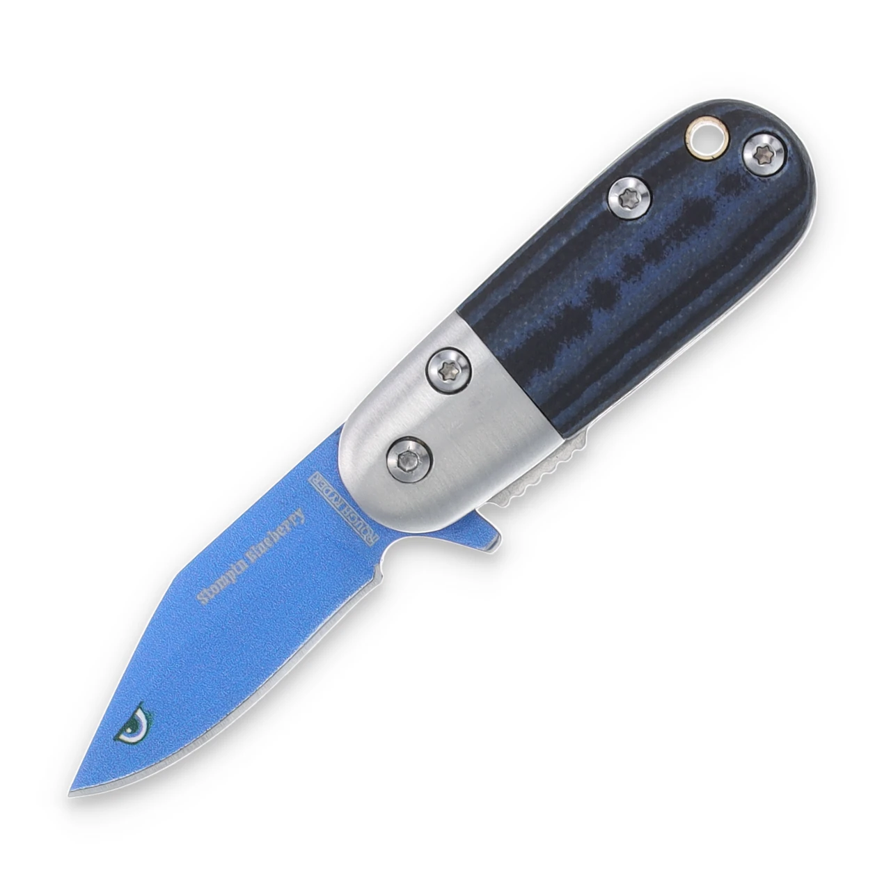 Rough Ryder Stompin' Blueberry Spring-Assisted Mini Folding Knife RR2548