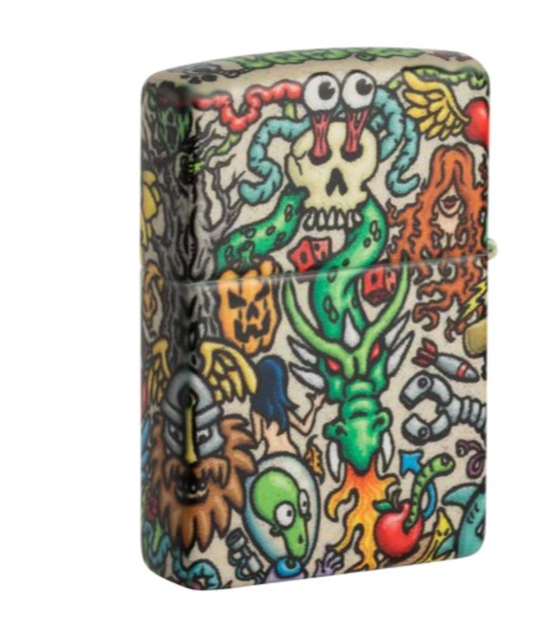 Zippo Crazy Collage Tattoo Lighter - Smoky Mountain Knife Works