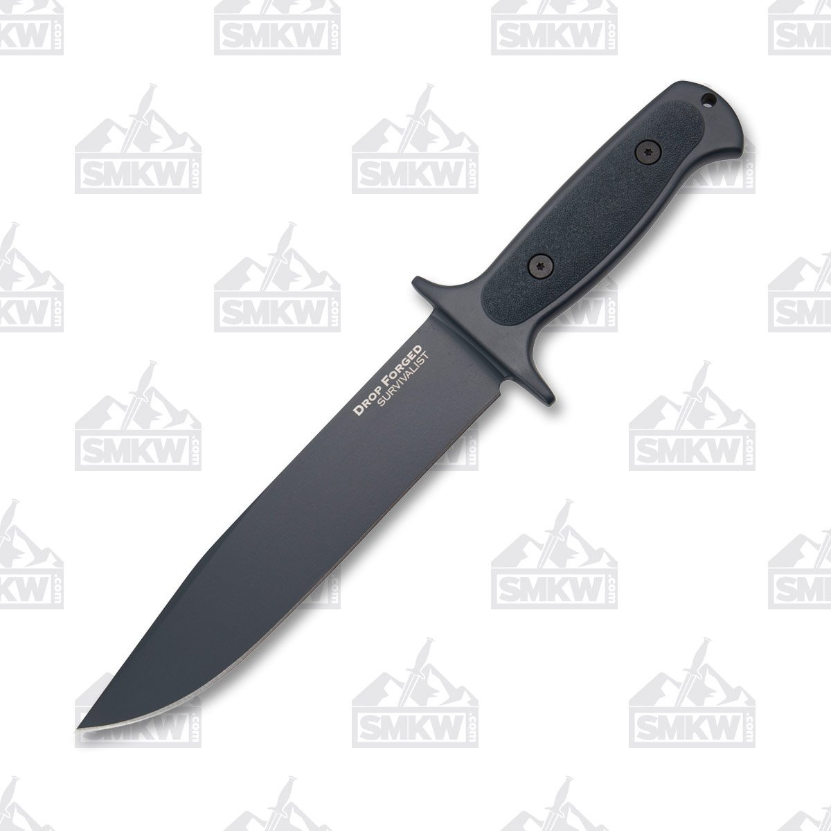 Cold Steel Drop Forged Survivalist Fixed Blade Knife 8in Teflon Coated Blade