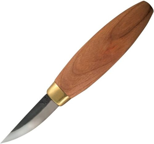 Flexcut Stub Sloyd Whittling Knife Cherry Wood 2.5 Inch. front 