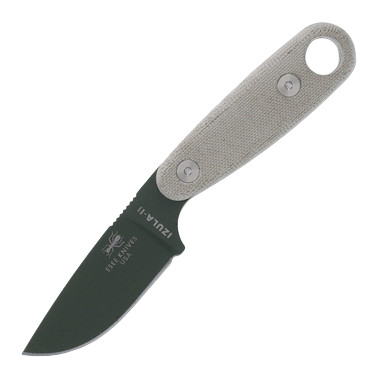ESEE Knives Izula II Fixed Blade Knife - OD Green - with Survival Kit
