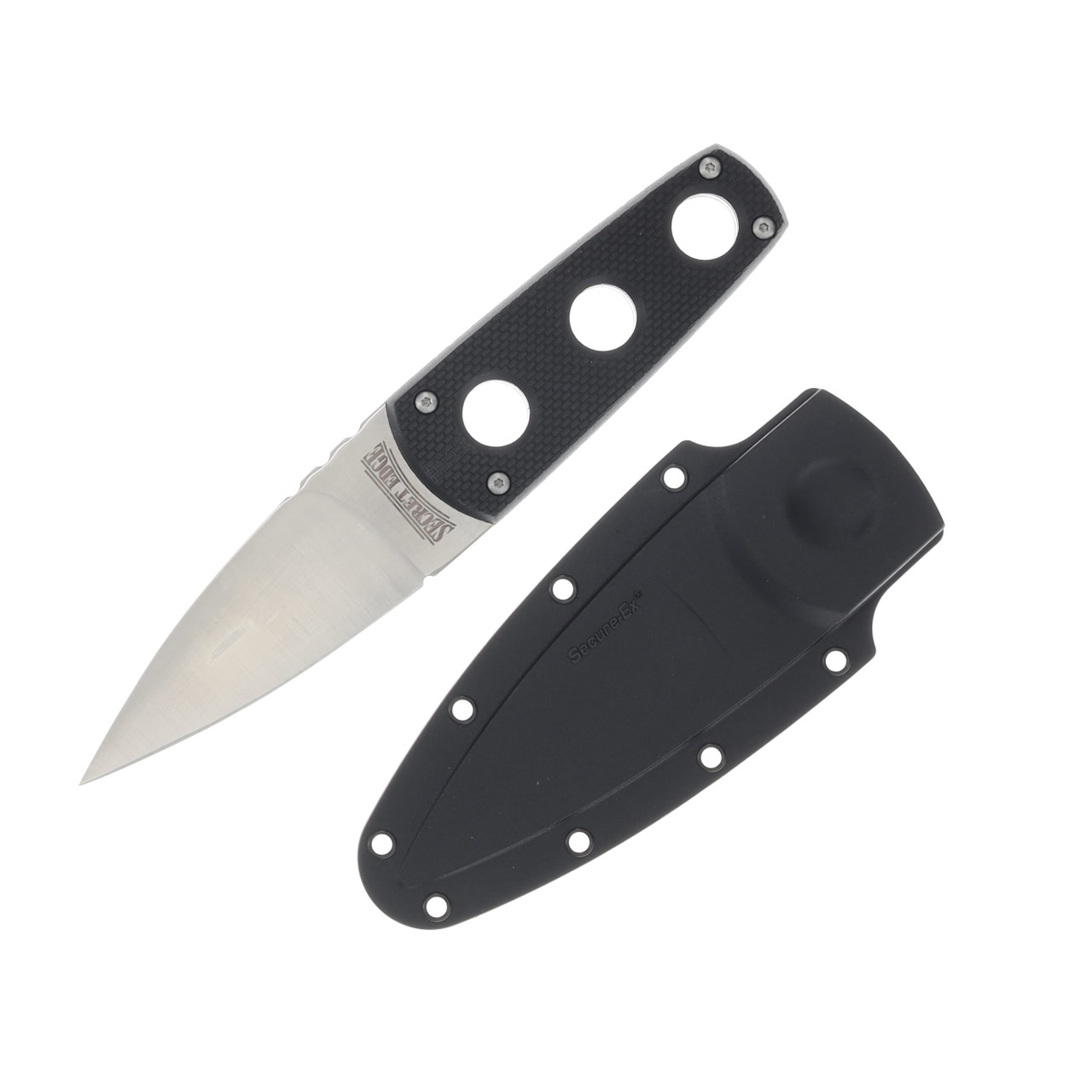 Cold Steel  Secret Edge Fixed Blade Knife 3.5in Satin Plain Blade 11SDT CS11SDT