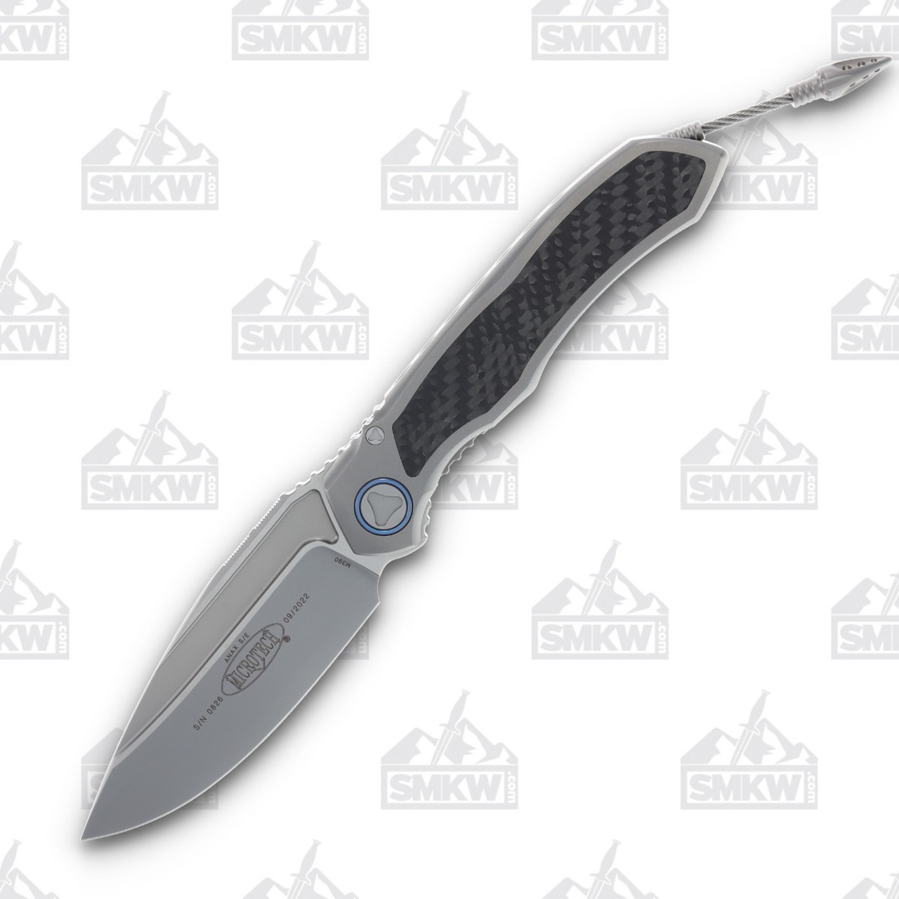 Microtech ANAX Front Flipper Framelock Folding Knife (S/E Bead 