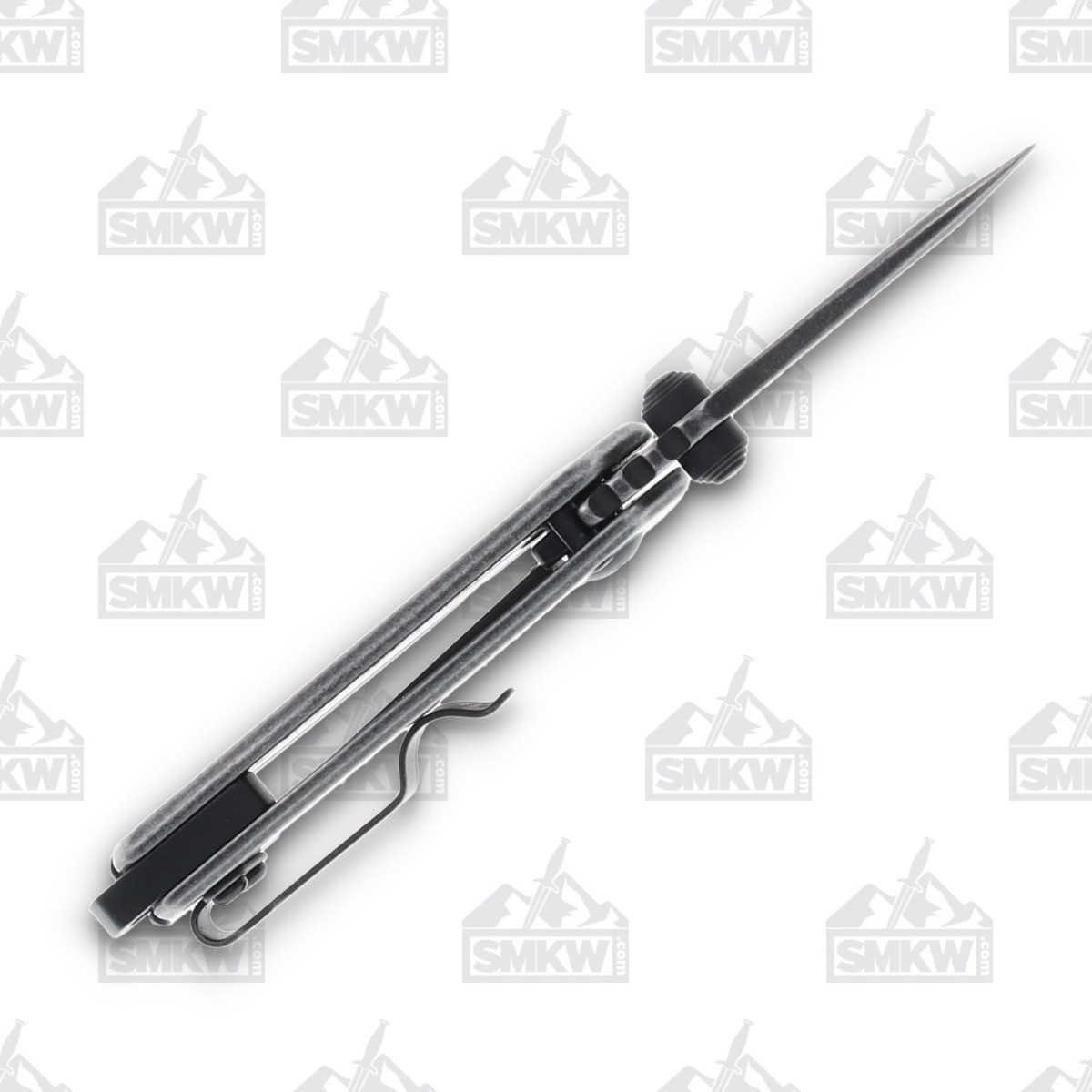 CRKT Squid Compact 1.75 Inch Plain Black Stonewash Drop Point