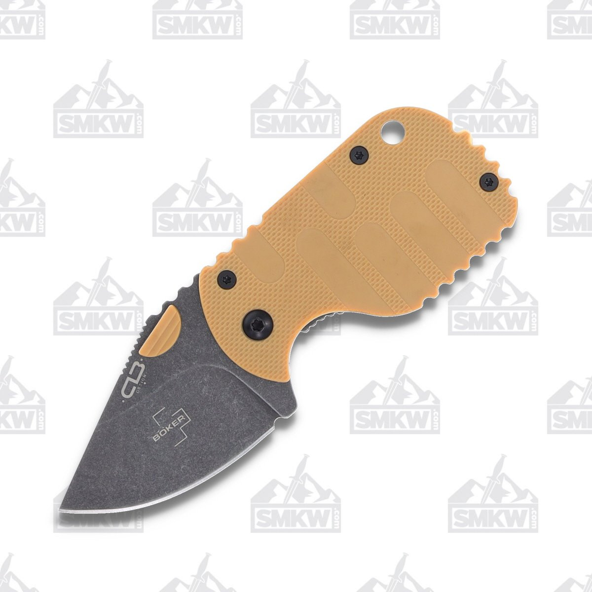 Boker Knives Plus Subcom 2.0 Coyote Folding Knife 2.28in Black Clip Point