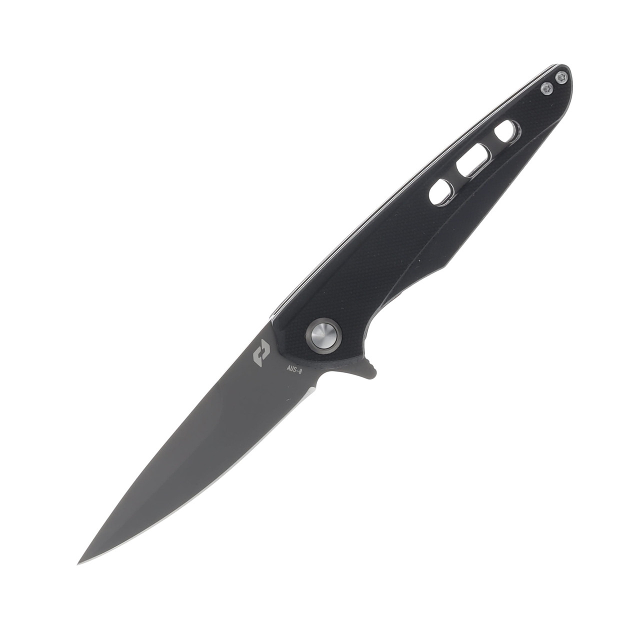 Schrade Delta Class Kinetic Folding Knife 3.13in Plain Gray Drop Point Open