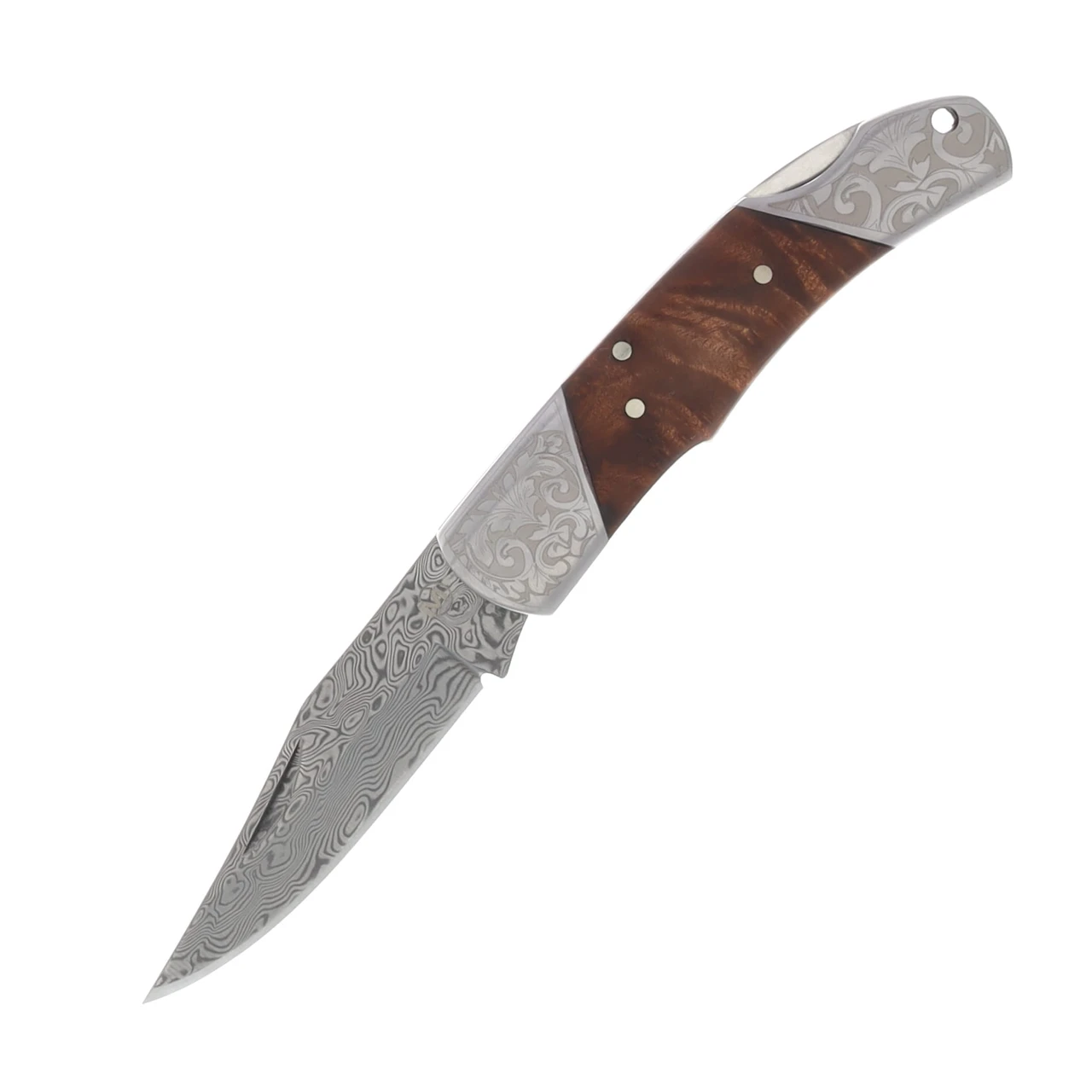 Boker Magnum Damascus Duke Folding Knife BKMB946D