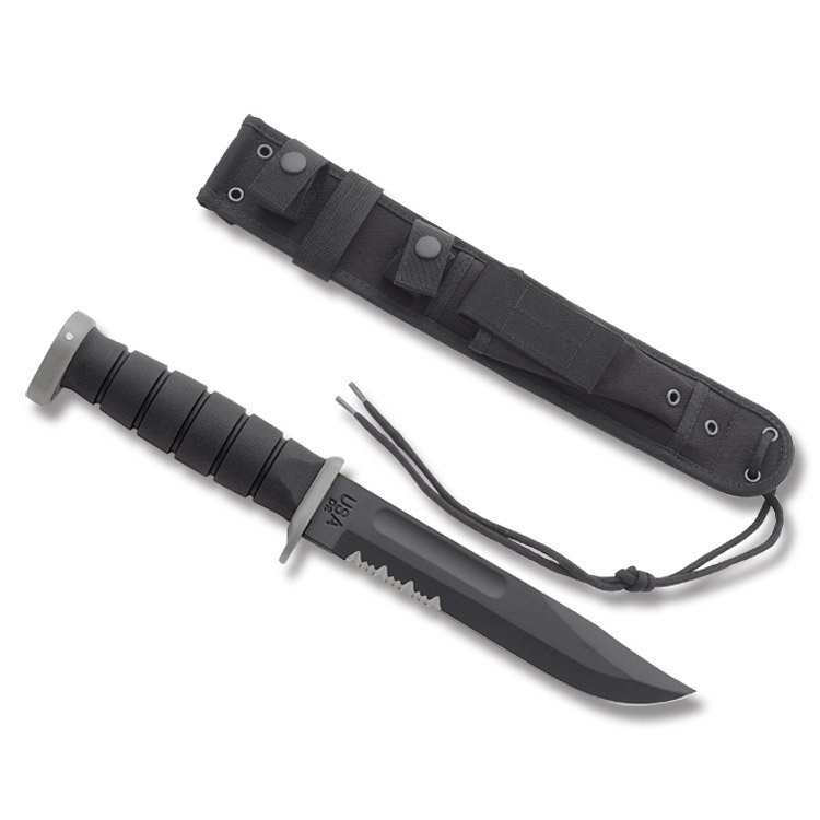KA-BAR D2 Extreme Fighting Knife with Cordura Sheath KA1281