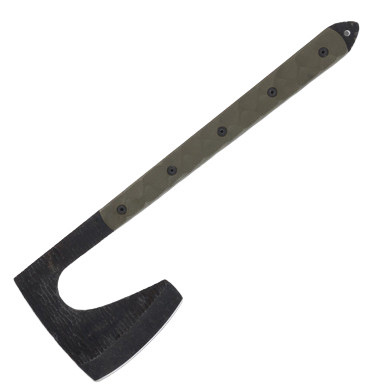 Stroup Knives Viking Tomahawk OD Green 15.5in
