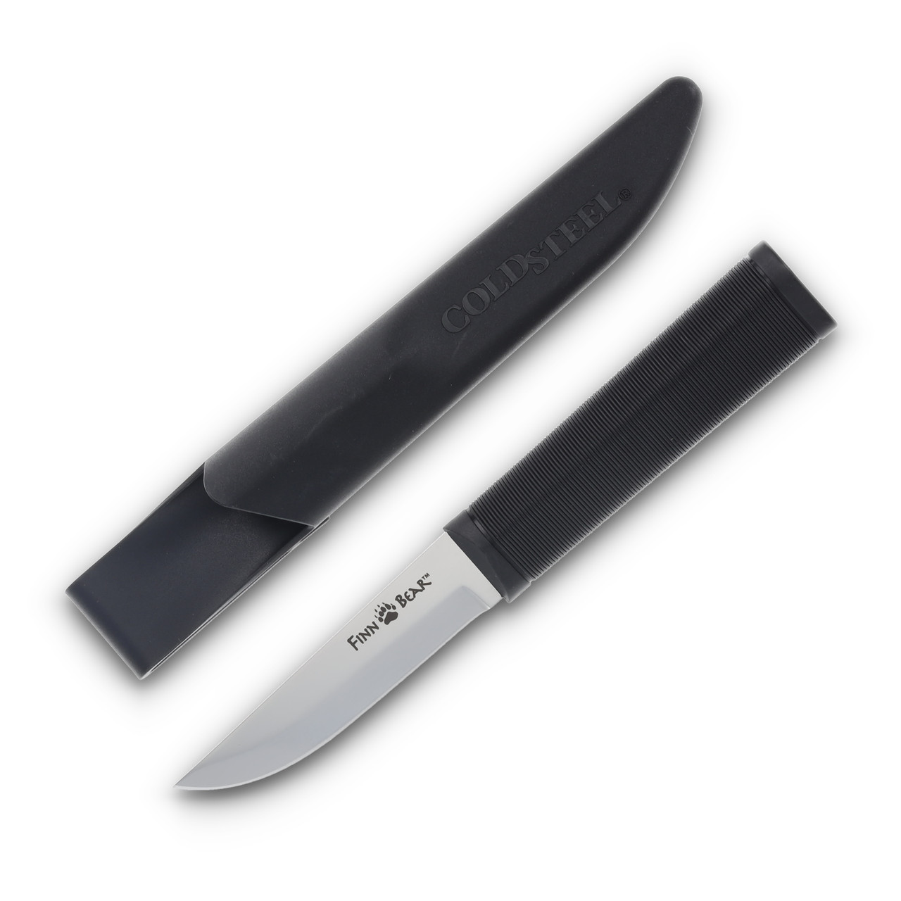 Cold Steel Finn Bear Fixed Blade Knife 4in Plain Satin Puuko Blade