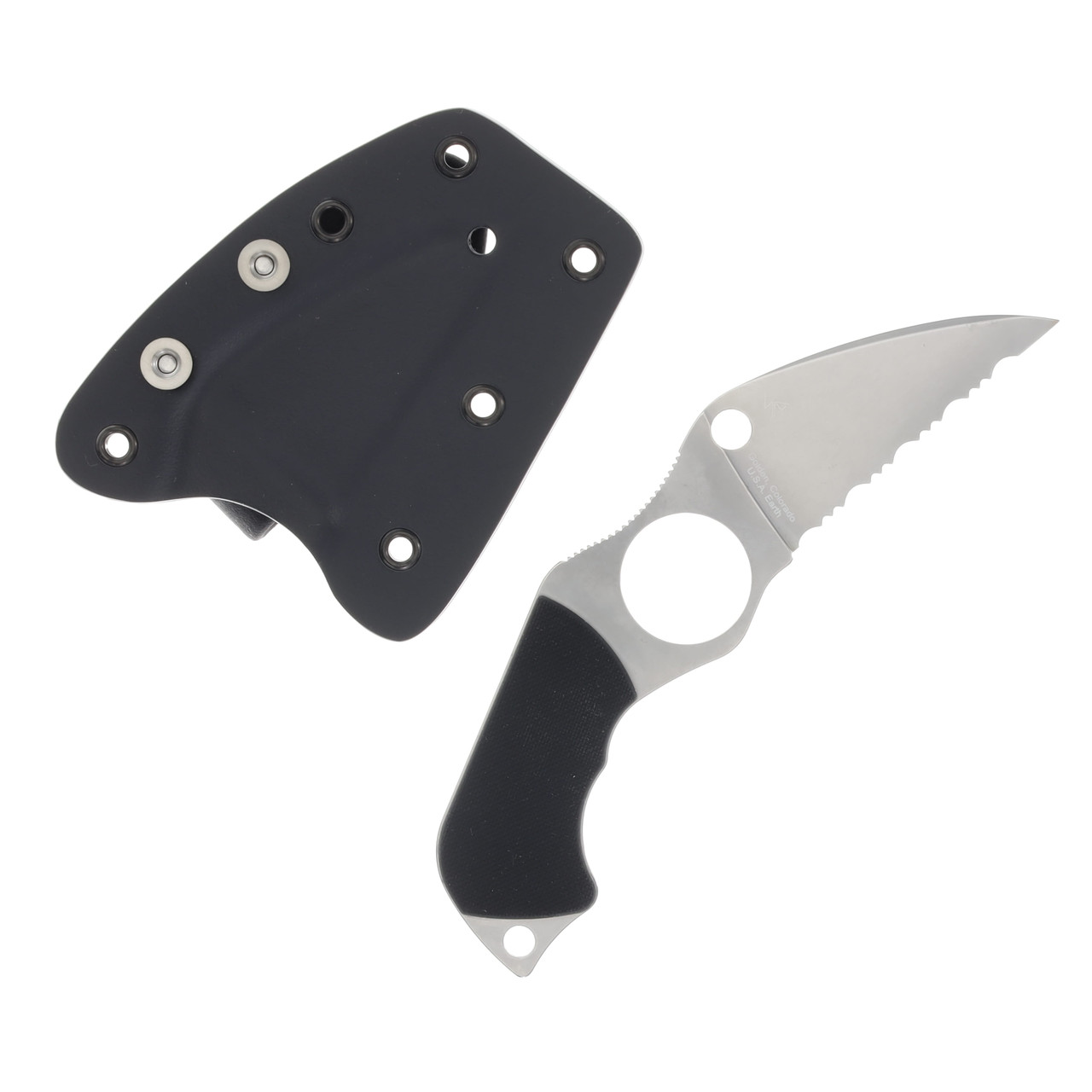 Spyderco Swick 6 Small Serrated Black G10 SPFB14S6