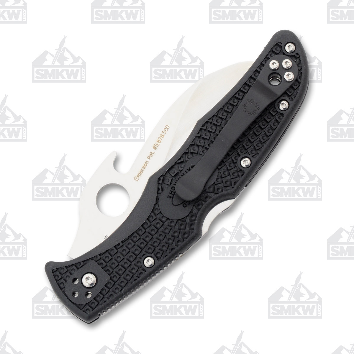 Spyderco Matriarch 2 Emerson 3.57 Inch Serrated Satin Hawkbill