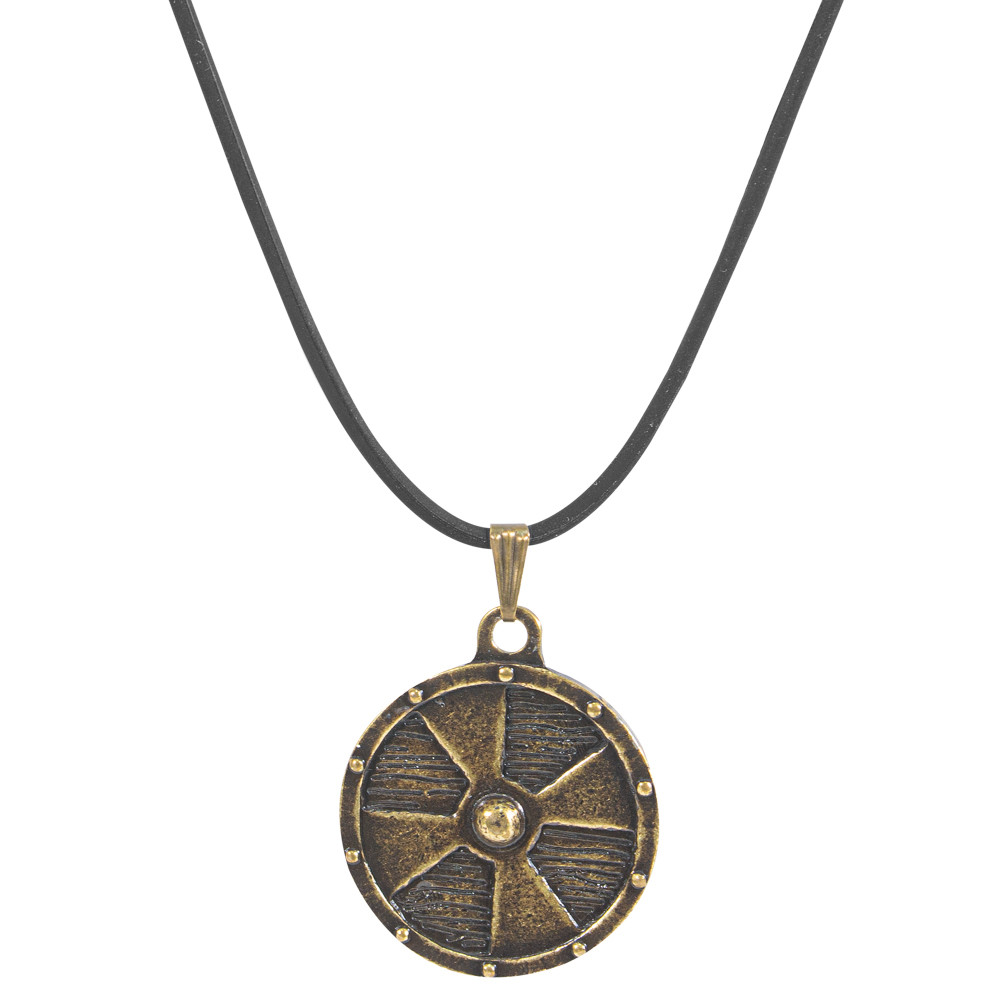 Condor Tool and Knife Viking Forest Shield Necklace- Cast Metal CTK70201