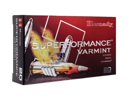 Hornady Superformance Varmint Ammo 22-250 Remington 35 Grain Brass 20 Rounds NTX PT