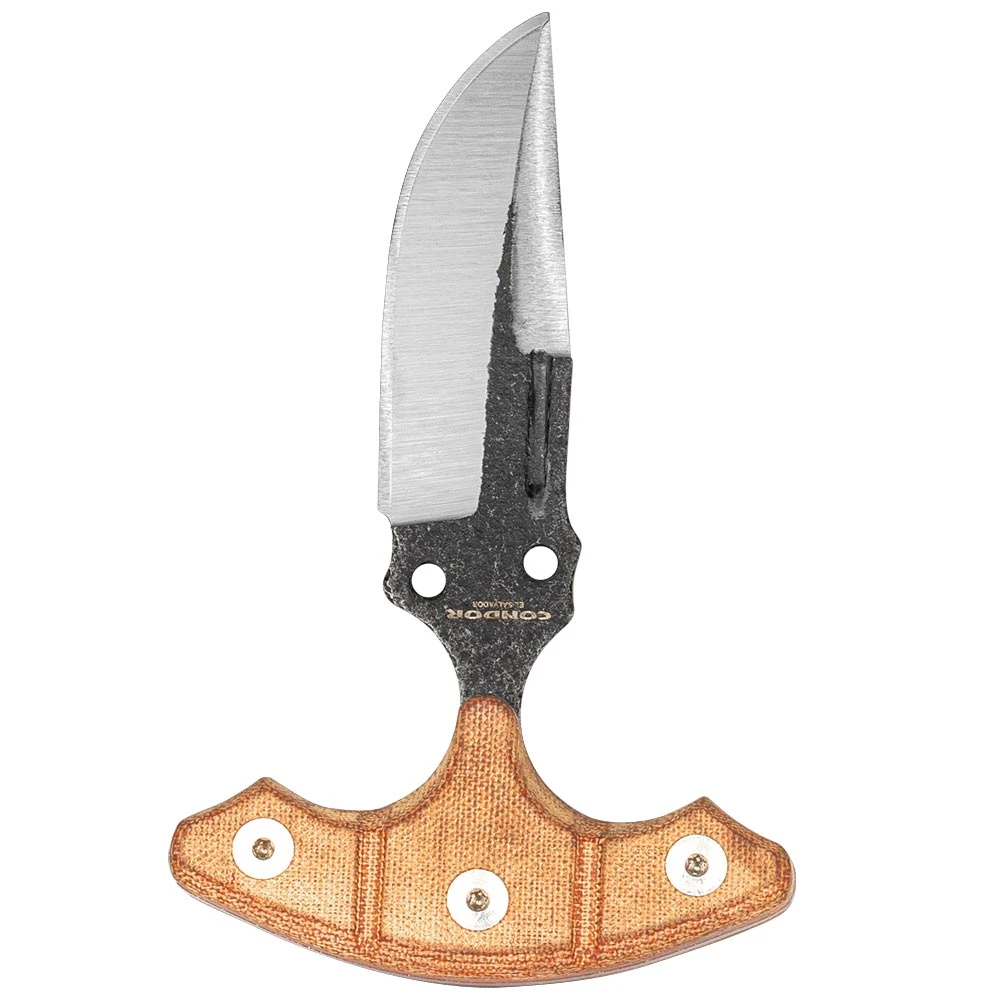 Condor Tactical P.A.S.S. EDC Push Dagger Micarta 4in Plain Clip Point