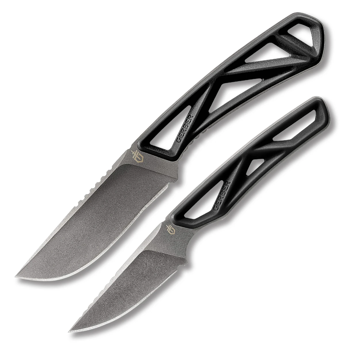 Gerber Exo-Mod Caper And Drop Point Fixed Blade Knife Combo