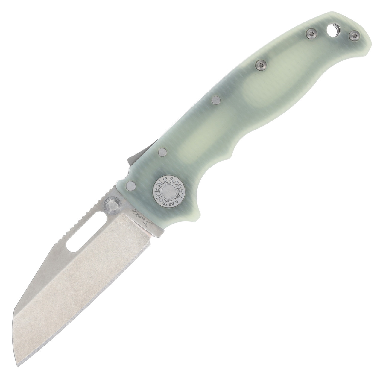 Demko Knives AD20.5 Folding Knife Natural 3in Sharksfoot Blade G-10