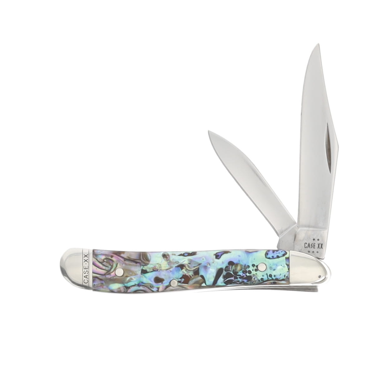 Case Smooth Abalone Peanut Pocket Knife CA12025 - Smoky Mountain