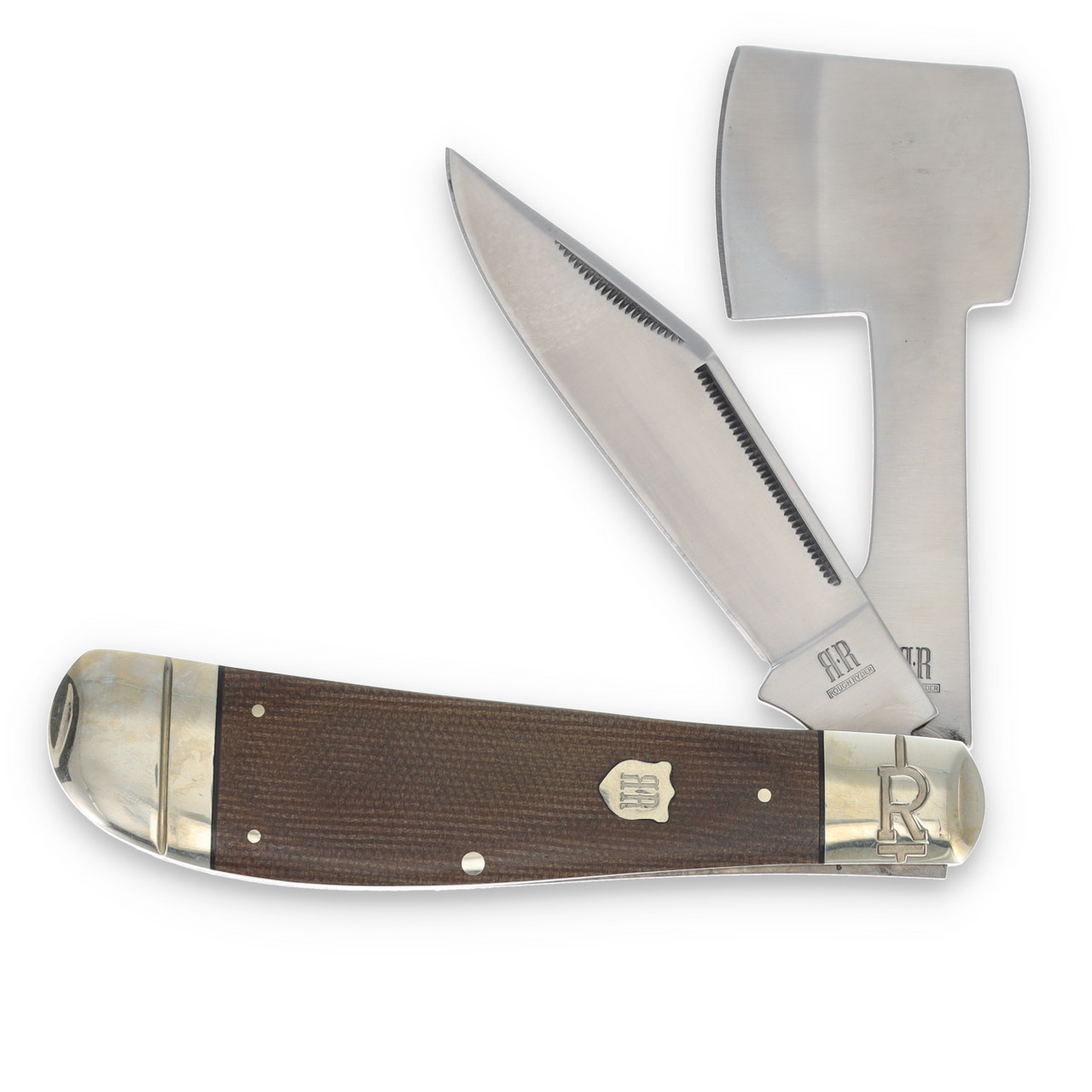 Rough Ryder Tater Skin Pocket Chopper Folding Knife RR2339 - Smoky