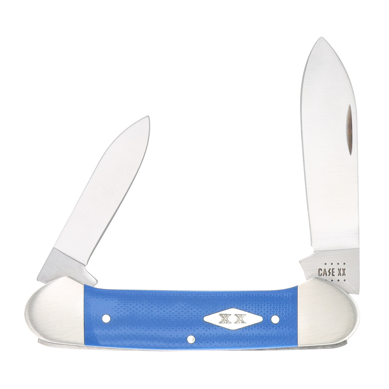 Case Blue G-10 Canoe Pocket Knife CA16753 - Smoky Mountain Knife Works