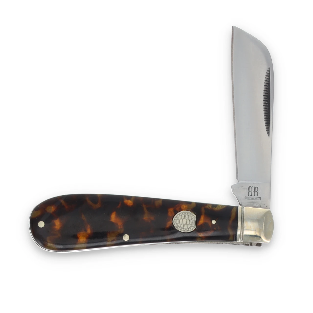 Rough Ryder Tortoise Shell Half Hawk Folding Knife RR2454