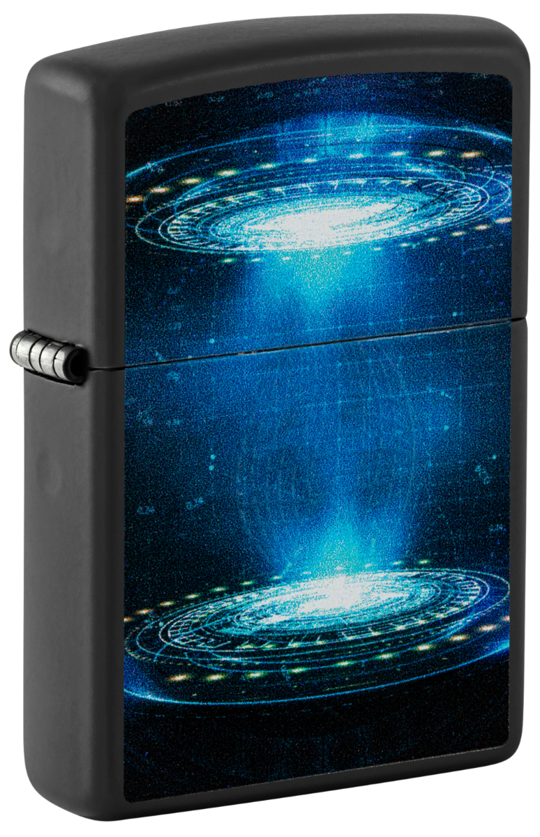 Zippo UFO Black-Light Matte Black Lighter ZP48514 - Smoky Mountain