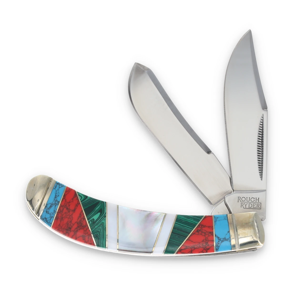 Rough Ryder Stoneworx Bow Trapper Folding Knife RR2414