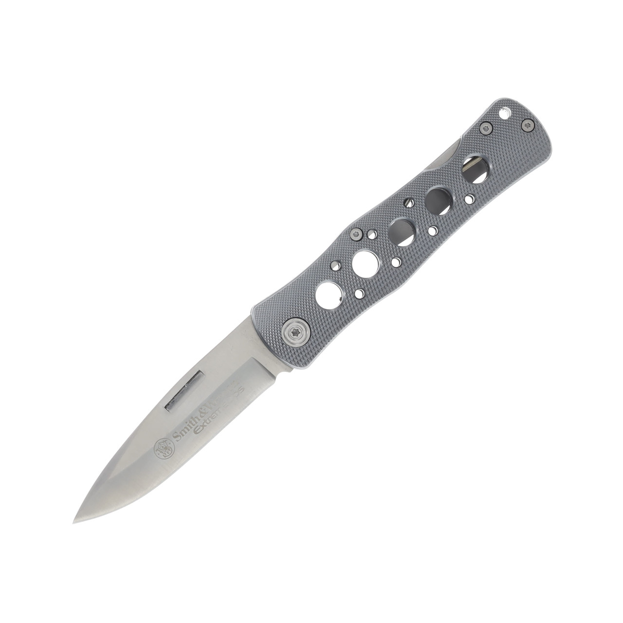 Smith & Wesson Extreme Ops Lockback Silver Folding Knife SWCK6AEU