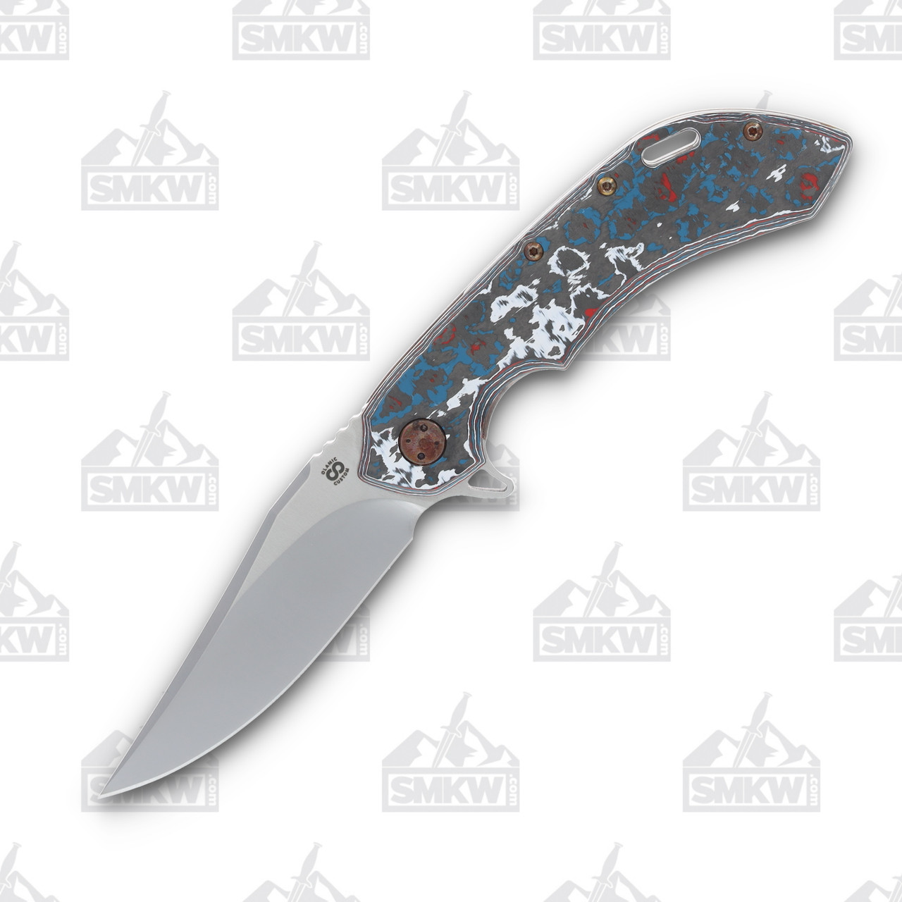 Olamic Wayfarer 247 Folding Knife T073-B Nebula FatCarbon/Entropic Antique T073B