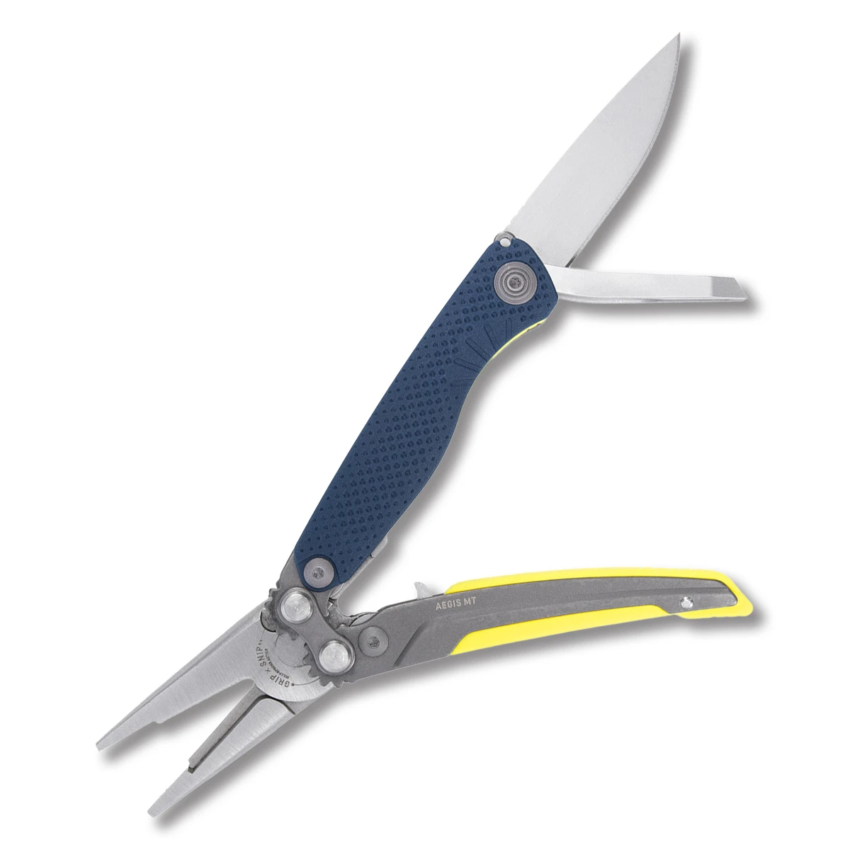 SOG Aegis MT MultiTool Indigo and Acid 1.9in Satin Clip Point Blade SOG-29-41-01-41