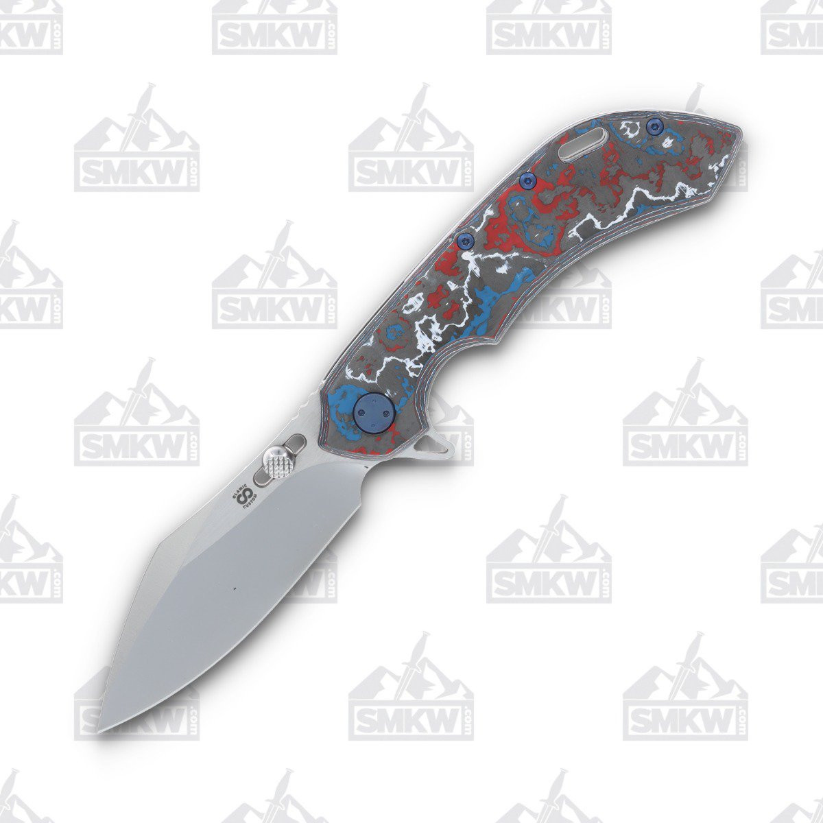 Olamic Wayfarer 247 Folding Knife T-088C Nebula FatCarbon/Kinetic Mist T088C