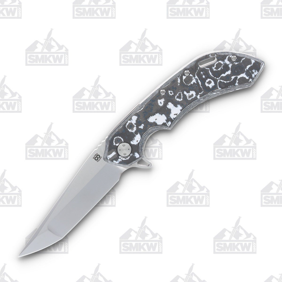 Olamic Wayfarer 247 Folding Knife T-032Q Companto White Storm Fat Carbon (Light Blast) T032Q