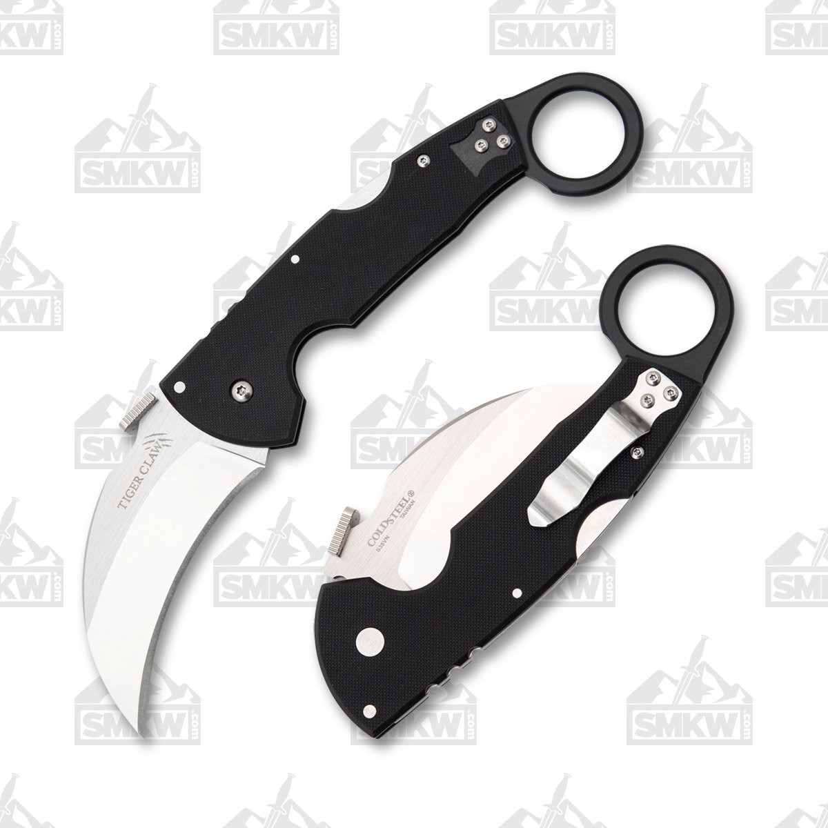 Cold Steel Tiger Claw Karambit 3.25in Hawkbill Blade Folding Knife