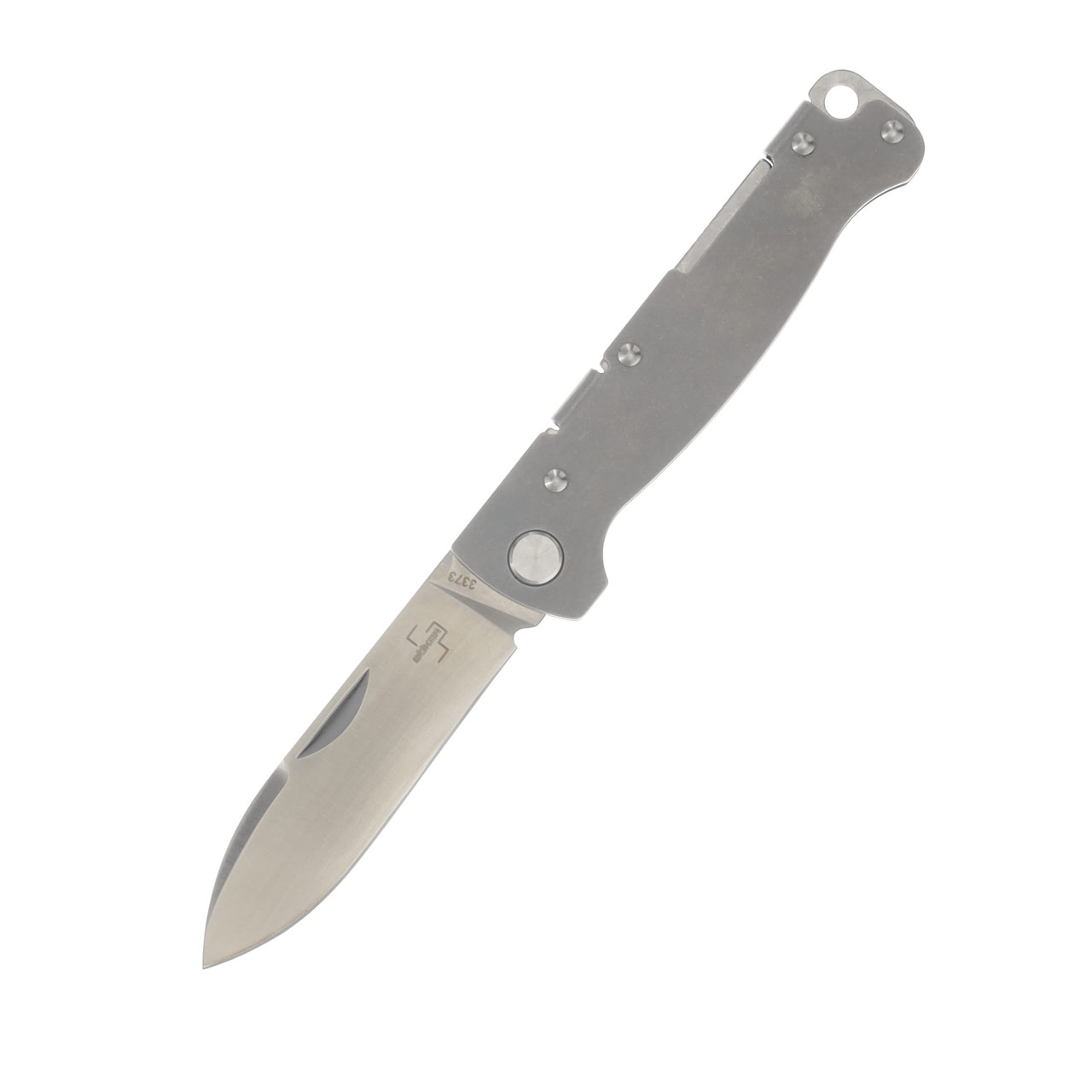 Boker Plus Atlas Backlock Stainless 2.8 Inch Plain Satin Drop Point BK01BO865