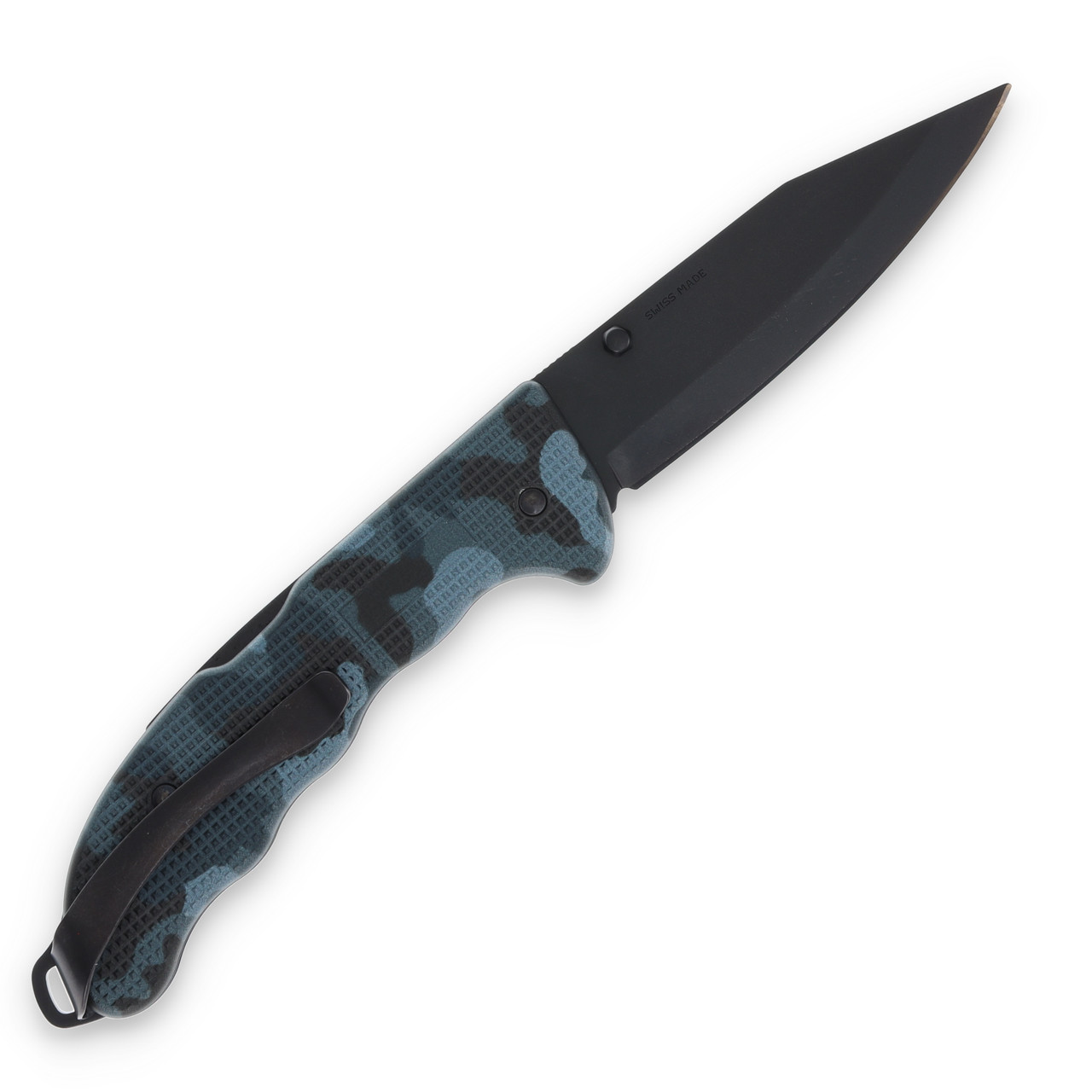 【美品】MOTIV社　EVOKE(イヴォーク) 15P Victorinox Evoke Folding Knife Navy Camo Alox V9425222 - Smoky