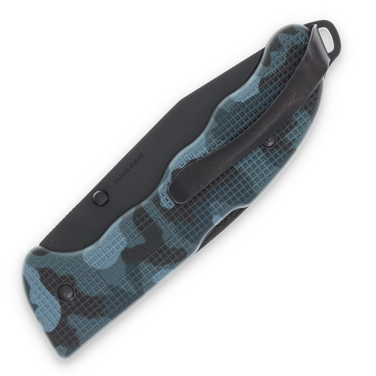 Victorinox Evoke Folding Knife Navy Camo Alox V9425222 - Smoky