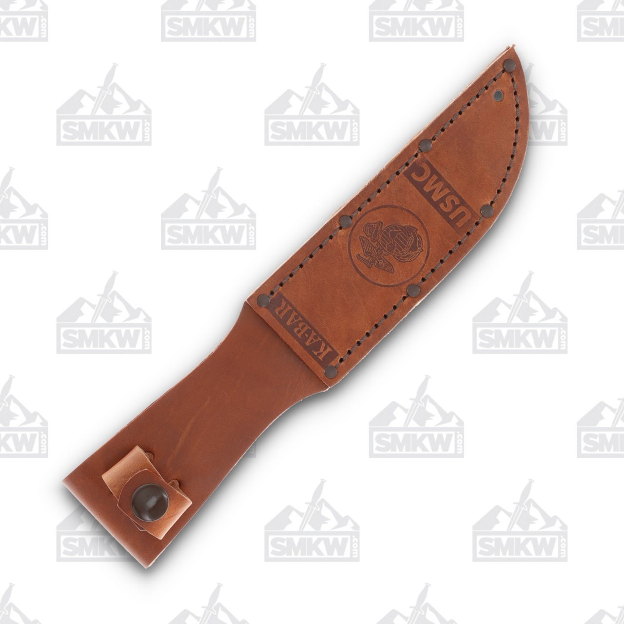 5' Leather Straight Knife Sheath - Smoky Mountain Knife Works