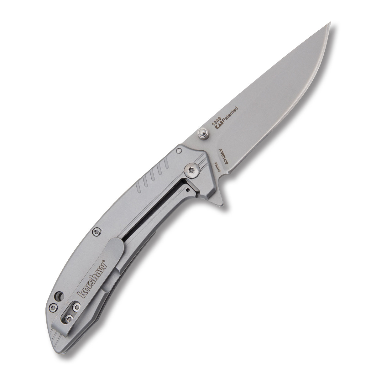 Kershaw Shroud Assisted Folding Knife 3.12in Plain Drop Point Blade