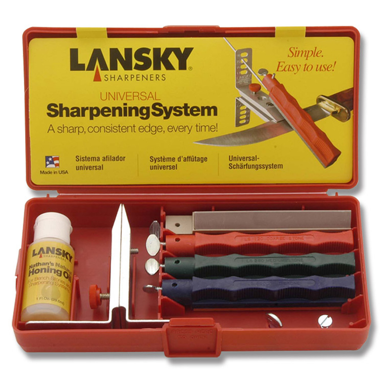 Lansky Standard 3 Stone Knife Sharpening System