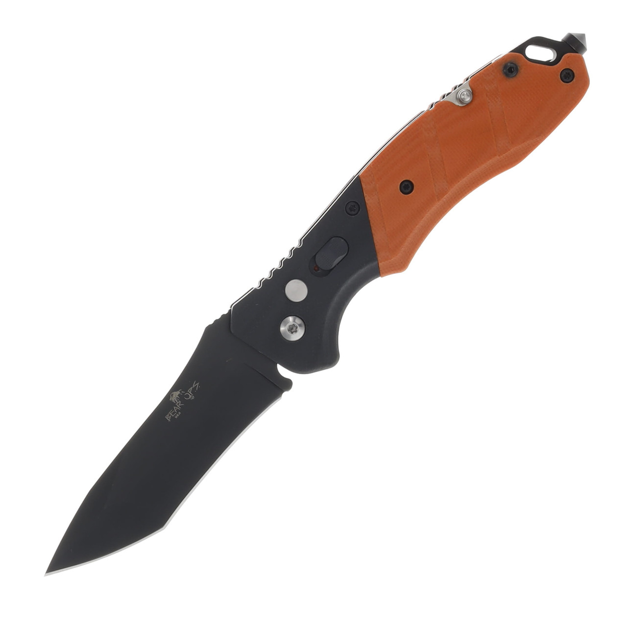 Bear & Son Bear Ops Bold Action V Automatic Knife Survival Orange AUBRAC510B4O